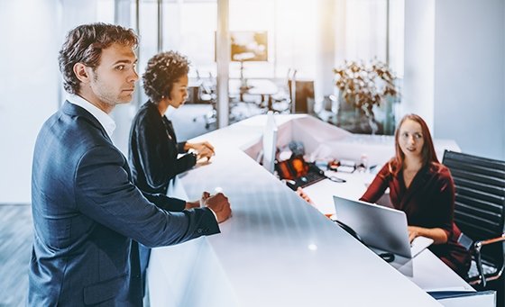 Moderne og professionel receptionist software