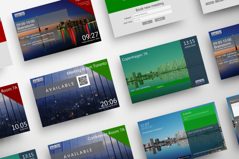 customized digital room signage