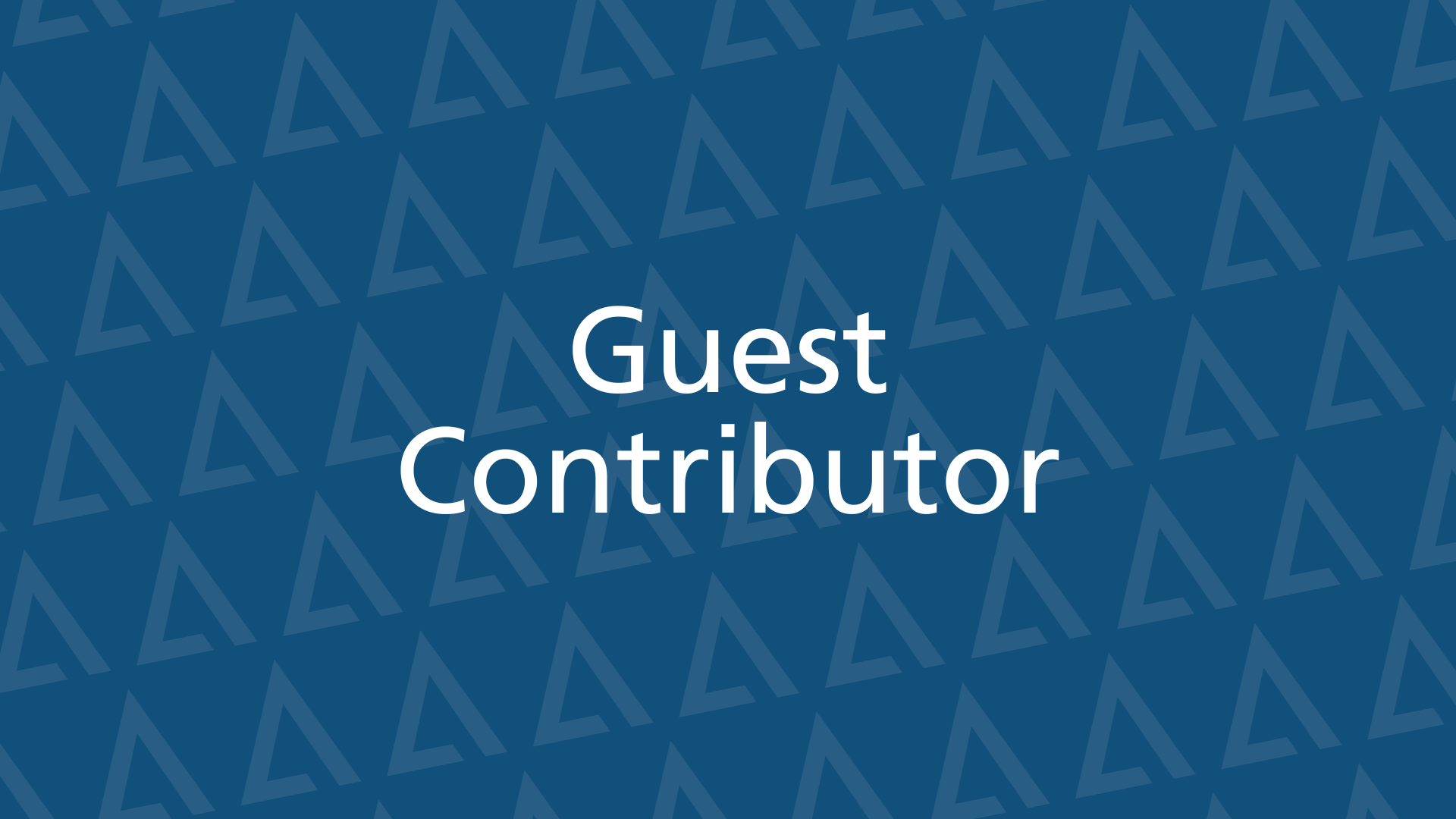 Guest Contributor, Sam Bowman