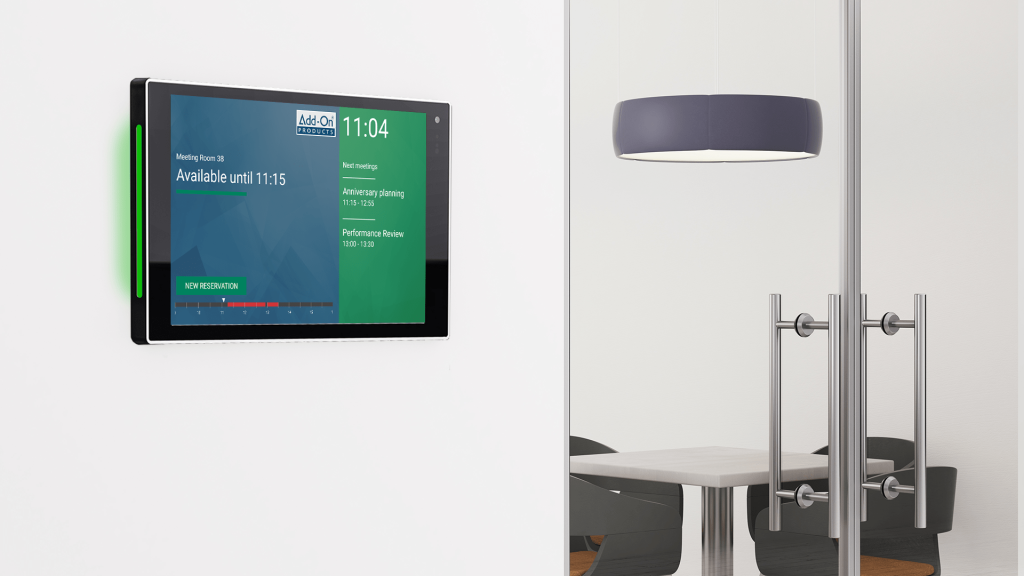 smart office solutions - book from a digital meeting room sign