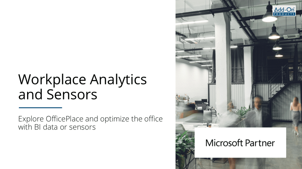 Add-On Products Workspace Analytics and Sensors brochure