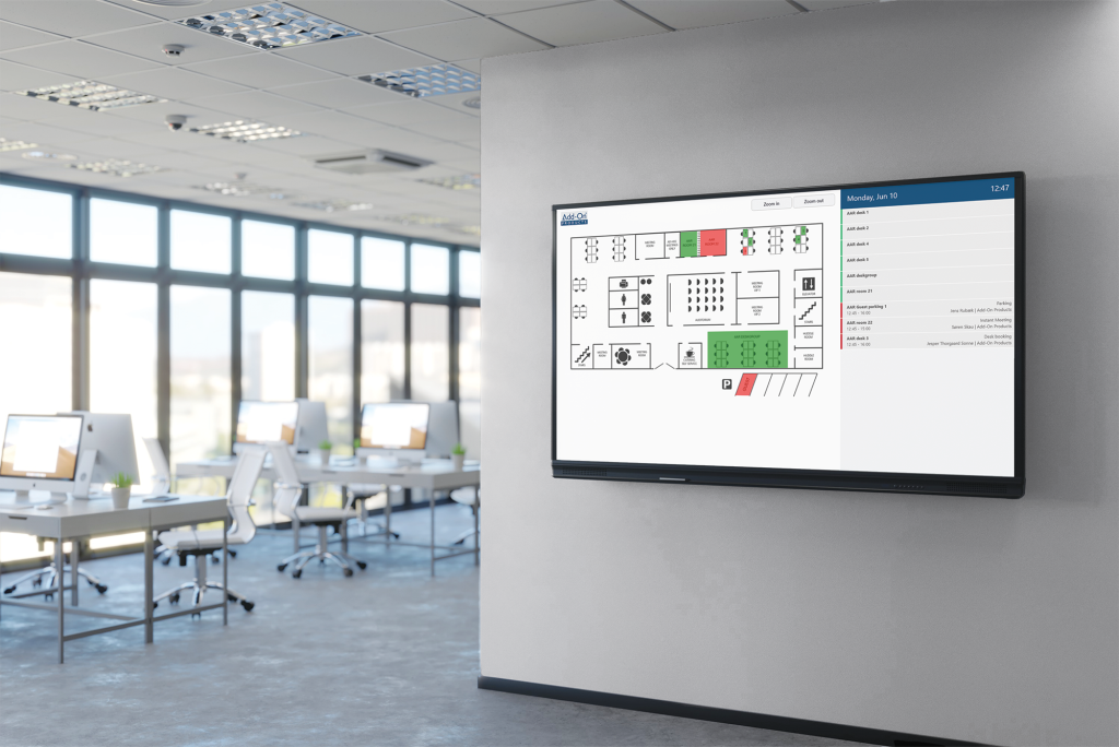 Smart office solutions - quickly identify and book workspaces